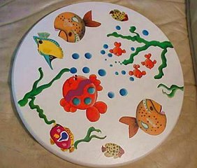 Tropical Fishes on Lazy Susan